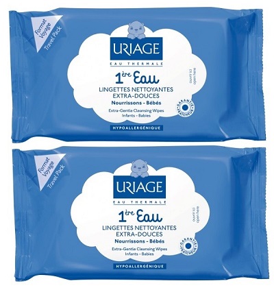 URIAGE 1ère Eau Lingettes par 25