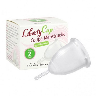 LIBERTY CUP Coupe Menstruelle Silicone Reutilisable Taille 2