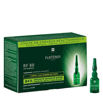 René Furterer RF 80 ATP Energie Traitement antichute concentré 12amp x 5ml