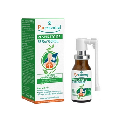 PURESSENTIEL Respiratoire Spray Gorge 15ml