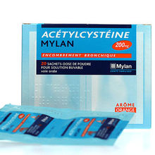 Acétylcystéine Mylan 200 mg 20 sachets Orange