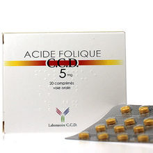 Acide Folique C.C.D 5mg