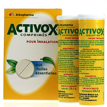 Activox inhalation aux huiles essentielles 20 comprimés