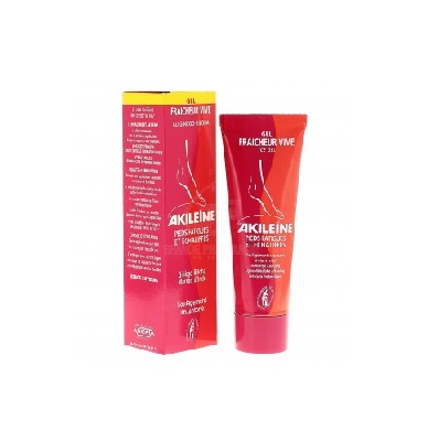 AKILEINE Gel Fraîcheur Vive Pieds Fatigués et Echauffés 125mL