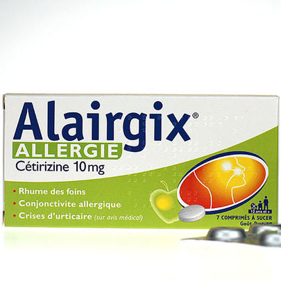 Alairgix Allergie Cétirizine 10 mg 7 cprs