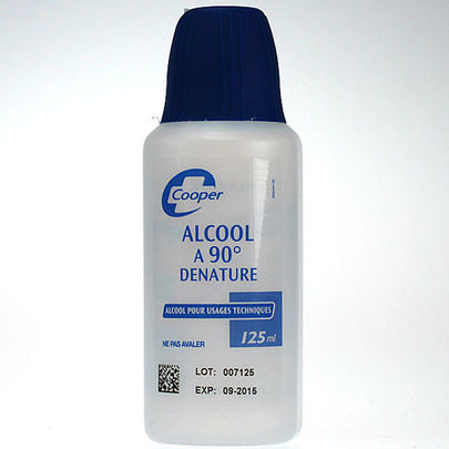 Alcool à 90° Denature 125 ml