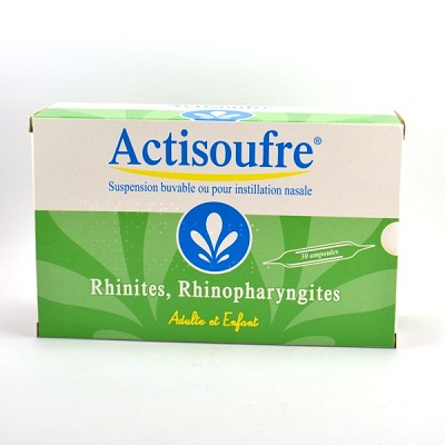 Actisoufre 18 ampoules