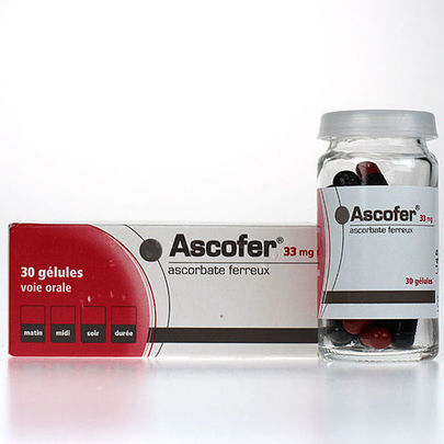 Ascofer 33mg 30 gélules