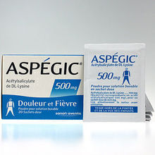 aspégic 500mg 20 sachets