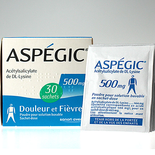 aspégic 500mg 30 sachets