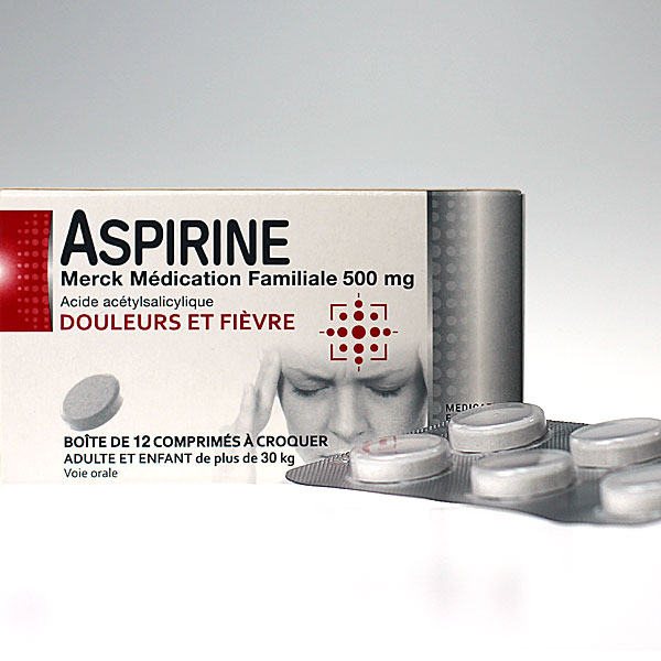 aspirine Merck médication familiale 500mg