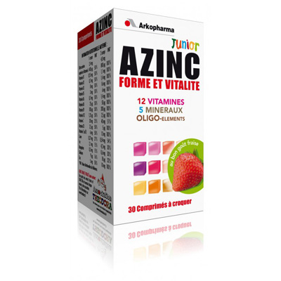 AZINC Optimal Junior 30 comprimés Goût Fraise