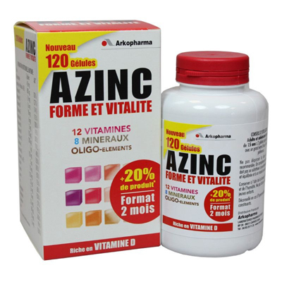 AZINC Optimal Adultes 120 gélules