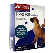 CLEMENT THEKAN Fiprokil Spot-On Fipronil Très Grands Chiens 4x4.02ML