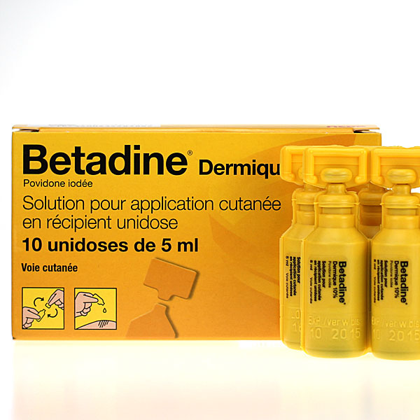 Betadine Dermique 10 unidoses 5 ml