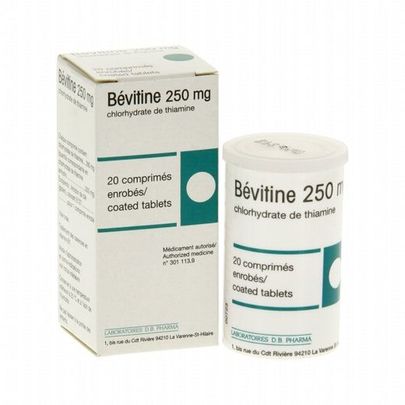 Bévitine 250mg 20 cprs