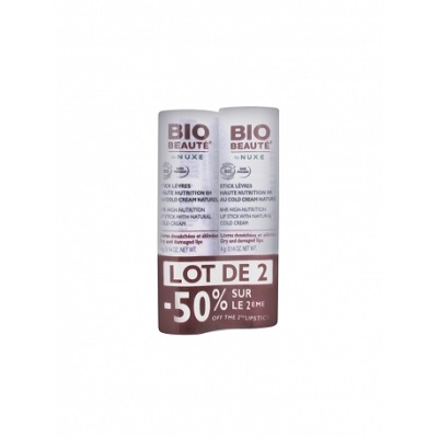 BIO BEAUTÉ by Nuxe Duo Stick Lèvres Haute Nutrition 2x4g