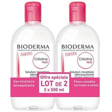 bioderma crealine h2o solution micellaire 500ml duo