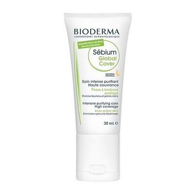 BIODERMA Sébium Global Cover Soin Intense Purifiant Haute Couvrance 30ml