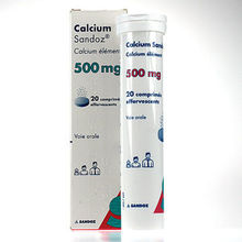 Calcium Sandoz 500mg 20 cprs eff