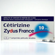 Cétirizine Zydus 10 mg 7 cprs