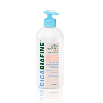 CICABIAFINE Crème Douche Hydratante Anti-Irritations pompe 400 mL