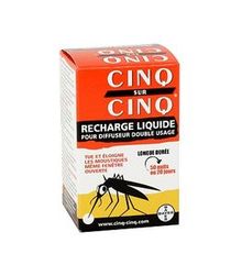 Cinq sur Cinq Recharge liquide pour diffuseur double usage