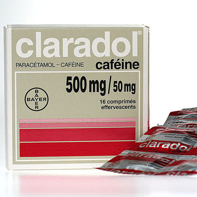 claradol 500mg caféine 16 cprs eff