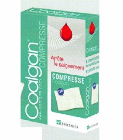 COALGAN compresse 5 compresses hémostatiques