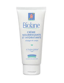 BIOLANE Crème Nourrissante et Hydratante Visage et Corps 100 mL