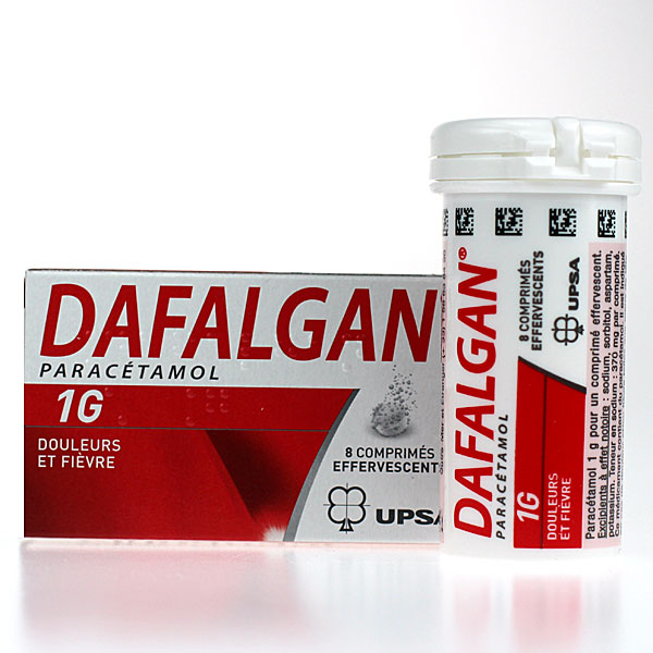 dafalgan 1g 8 cprs eff