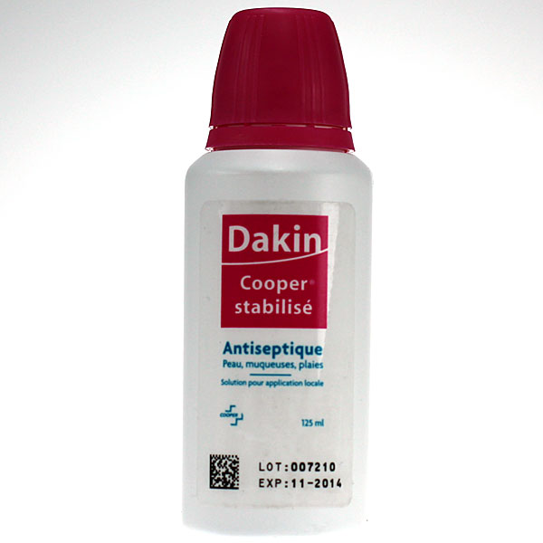 Dakin Cooper stabilisé 125 ml