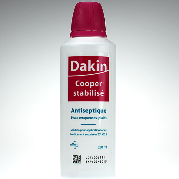 Dakin Cooper stabilisé 250 ml