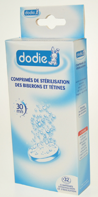 Dodie Comprimés de Stérilisation à Froid par 32