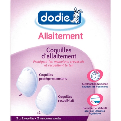 DODIE Coquilles d'Allaitement par 4