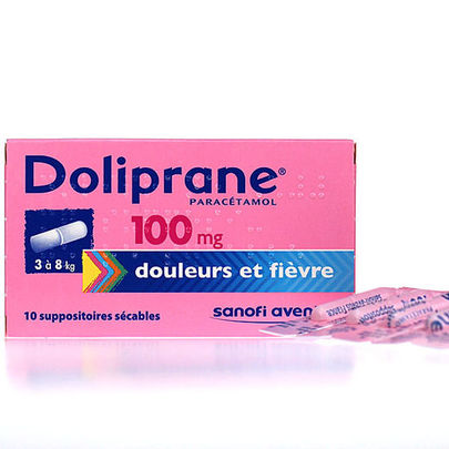 doliprane 100mg 10 suppo