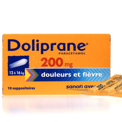 doliprane 200mg 10 suppo