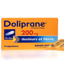 doliprane 200mg 10 suppo