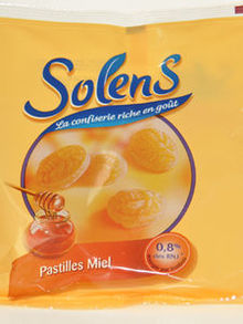 SOLENS Pastilles Miel 100g