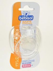 BEBISOL Sucette Physiologique Silicone F 0-6 mois