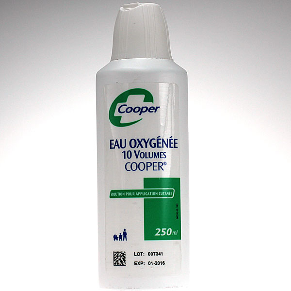 Eau oxygéné 10 V Cooper 250 ml