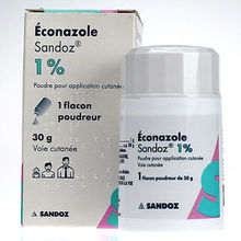 Econazole Sandoz 1% flacon poudreur 30 g