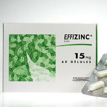 Effizinc 15 mg 60 gélules