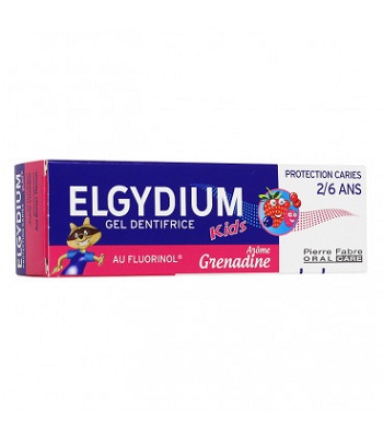 ELGYDIUM Dentifrice Grenadine 2-6 ans 50 ml