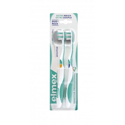 ELMEX Brosse à dents Duo Sensitive Extra Souple