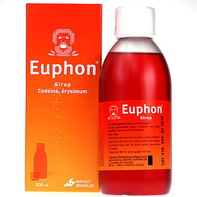 Euphon Codéine Erysimum 300 ml