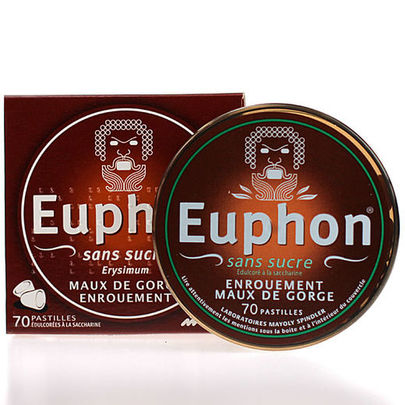 Euphon Sans sucre Erysimum 70 pastilles