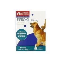 CLEMENT THEKAN Fiprokil Spot-On Fipronil Grands Chiens 4x2.68ML