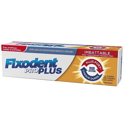 FIXODENT Crème fixative pour appareils dentaires 40g