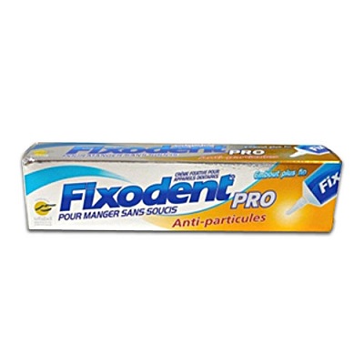 FIXODENT Crème fixative anti-particules 40g